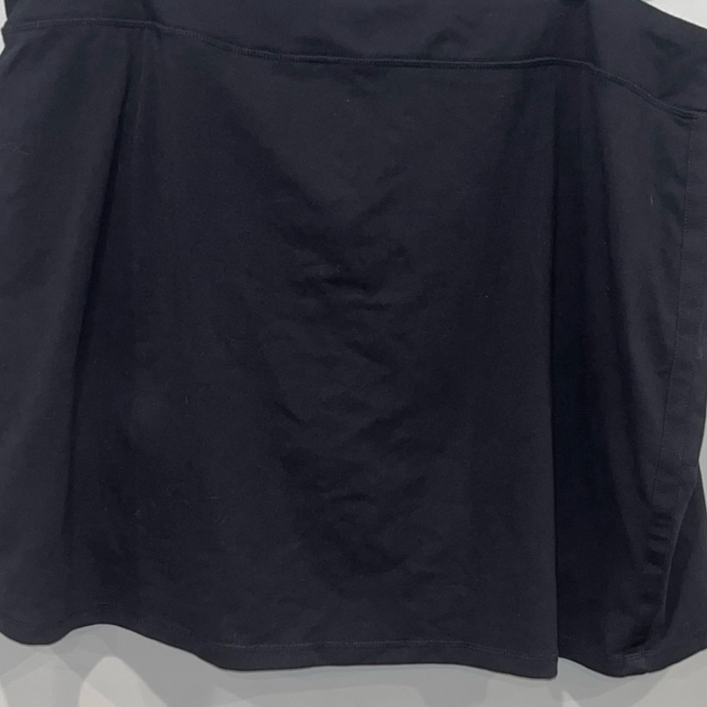 Talbots Black Elastic Waist Zipper Pockets Skort Activewear Women’s Size 16 NWT - Picture 9 of 10